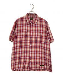 NEIGHBORHOOD（ネイバーフッド）の古着「Short Sleeve Shirt」｜ホワイト×レッド