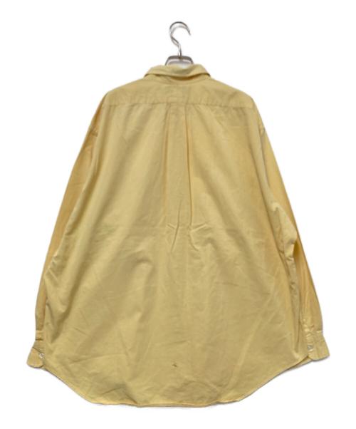 RALPH LAUREN（ラルフローレン）RALPH LAUREN (ラルフローレン) BIG SHIRT ボタンダウンシャツ 裾ポニー イエロー サイズ:XLの古着・服飾アイテム