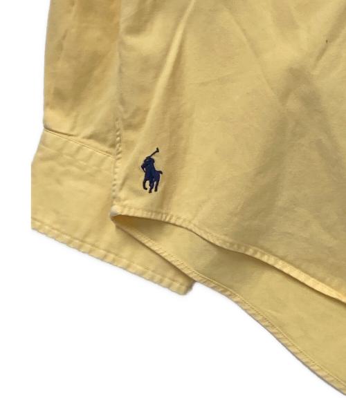 RALPH LAUREN（ラルフローレン）RALPH LAUREN (ラルフローレン) BIG SHIRT ボタンダウンシャツ 裾ポニー イエロー サイズ:XLの古着・服飾アイテム