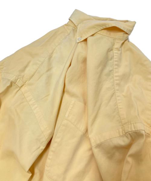 RALPH LAUREN（ラルフローレン）RALPH LAUREN (ラルフローレン) BIG SHIRT ボタンダウンシャツ 裾ポニー イエロー サイズ:XLの古着・服飾アイテム