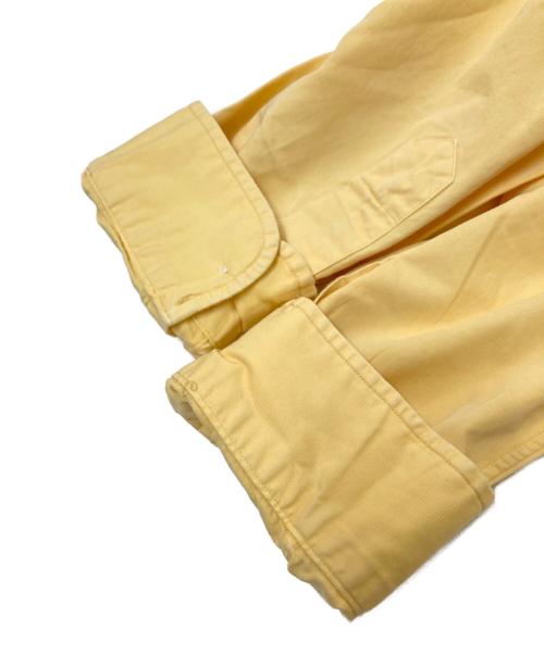 RALPH LAUREN（ラルフローレン）RALPH LAUREN (ラルフローレン) BIG SHIRT ボタンダウンシャツ 裾ポニー イエロー サイズ:XLの古着・服飾アイテム