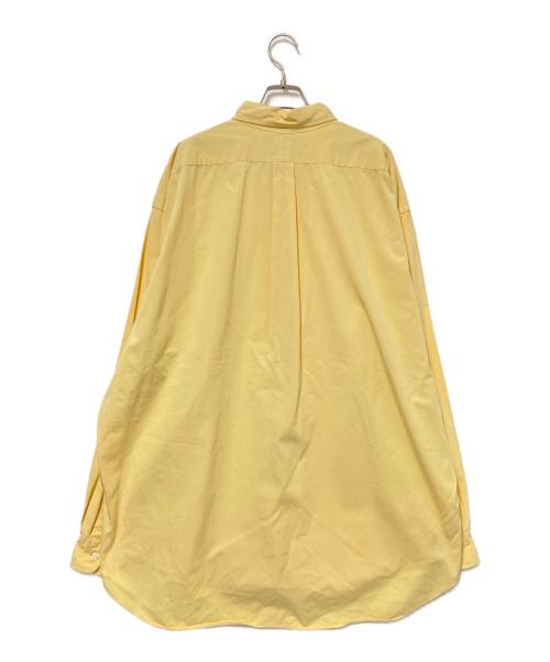 RALPH LAUREN（ラルフローレン）RALPH LAUREN (ラルフローレン) BIG SHIRT ボタンダウンシャツ 裾ポニー イエロー サイズ:XLの古着・服飾アイテム