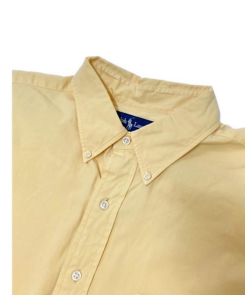 RALPH LAUREN（ラルフローレン）RALPH LAUREN (ラルフローレン) BIG SHIRT ボタンダウンシャツ 裾ポニー イエロー サイズ:XLの古着・服飾アイテム
