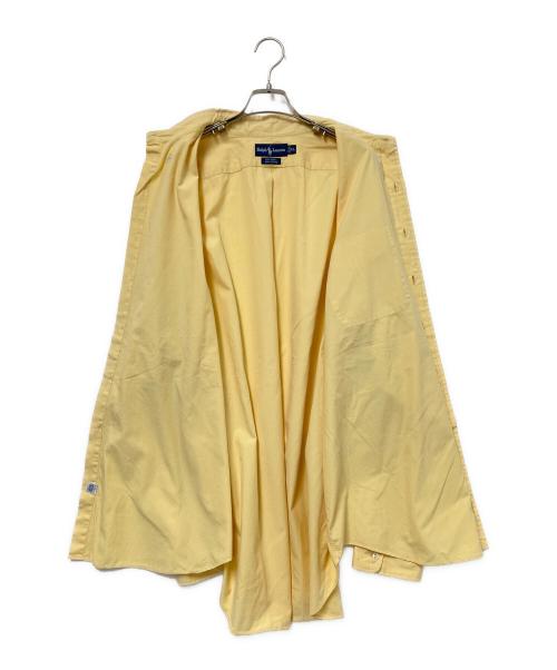 RALPH LAUREN（ラルフローレン）RALPH LAUREN (ラルフローレン) BIG SHIRT ボタンダウンシャツ 裾ポニー イエロー サイズ:XLの古着・服飾アイテム