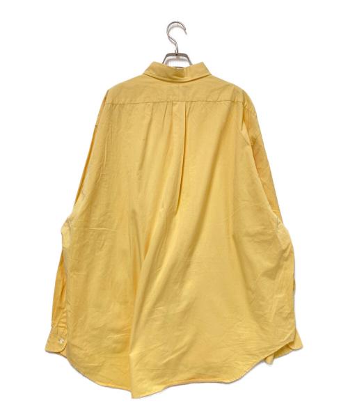 RALPH LAUREN（ラルフローレン）RALPH LAUREN (ラルフローレン) BIG SHIRT ボタンダウンシャツ 裾ポニー イエロー サイズ:XXLの古着・服飾アイテム