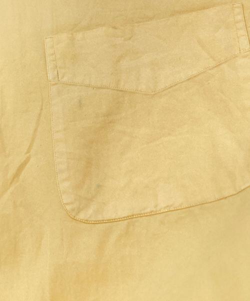 RALPH LAUREN（ラルフローレン）RALPH LAUREN (ラルフローレン) BIG SHIRT ボタンダウンシャツ 裾ポニー イエロー サイズ:XXLの古着・服飾アイテム