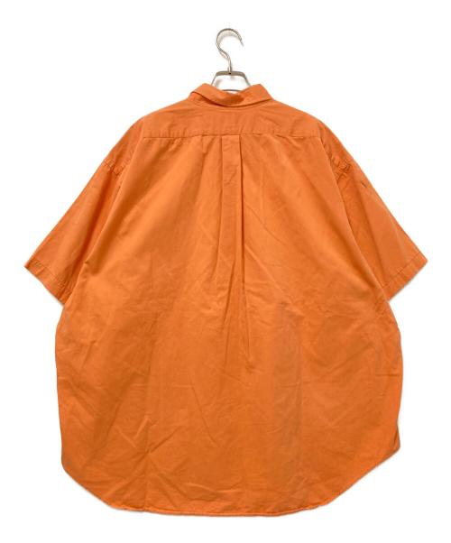 RALPH LAUREN（ラルフローレン）RALPH LAUREN (ラルフローレン) BIG SHIRT S/S BDシャツ 裾ポニー オレンジ サイズ:XXLの古着・服飾アイテム
