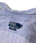 中古・古着 POLO RALPH LAUREN (ポロ・ラルフローレン) シルクリネンシャツ ブルー サイズ:18 1/2：5000円