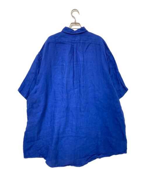 RALPH LAUREN（ラルフローレン）RALPH LAUREN (ラルフローレン) BLAKE BDリネンシャツ ブルー サイズ:XXLの古着・服飾アイテム