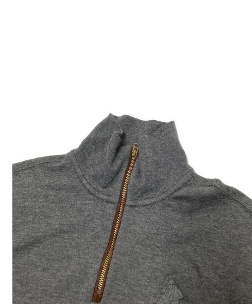 POLO RALPH LAUREN（ポロ・ラルフローレン）POLO RALPH LAUREN (ポロ・ラルフローレン) ハーフジップスウェット グレー サイズ:Sの古着・服飾アイテム