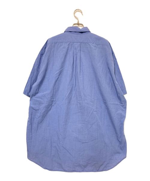 RALPH LAUREN（ラルフローレン）RALPH LAUREN (ラルフローレン) 半袖BDシャツ ホワイト×ブルー サイズ:XLの古着・服飾アイテム