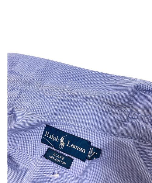 RALPH LAUREN（ラルフローレン）RALPH LAUREN (ラルフローレン) 半袖BDシャツ ホワイト×ブルー サイズ:XLの古着・服飾アイテム