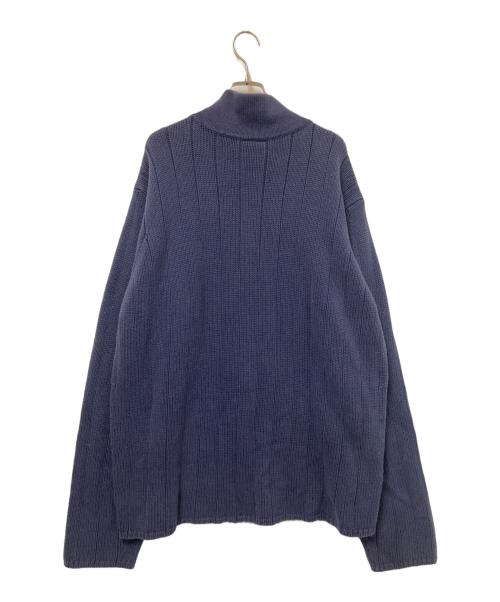 POLO JEANS（ポロジーンズ）POLO JEANS (ポロジーンズ) ハーフジップニット ネイビー サイズ:XLの古着・服飾アイテム