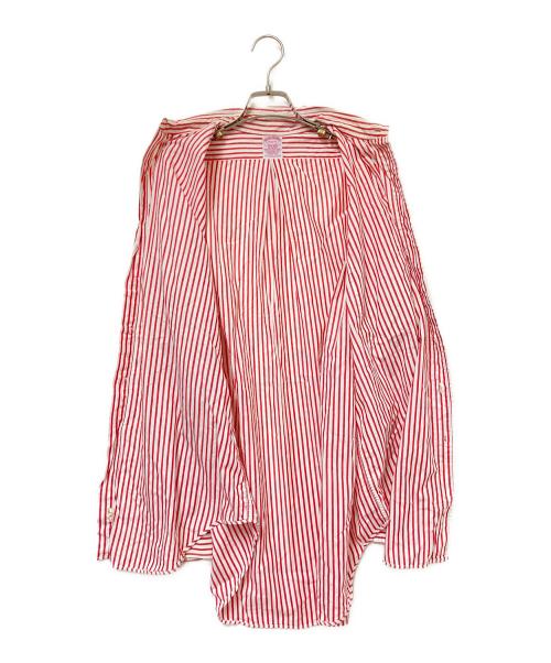 BROOKS BROTHERS（ブルックスブラザーズ）BROOKS BROTHERS (ブルックスブラザーズ) ストライプBDシャツ レッド×ホワイト サイズ:15 1/2の古着・服飾アイテム