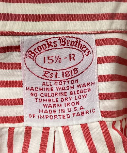 BROOKS BROTHERS（ブルックスブラザーズ）BROOKS BROTHERS (ブルックスブラザーズ) ストライプBDシャツ レッド×ホワイト サイズ:15 1/2の古着・服飾アイテム