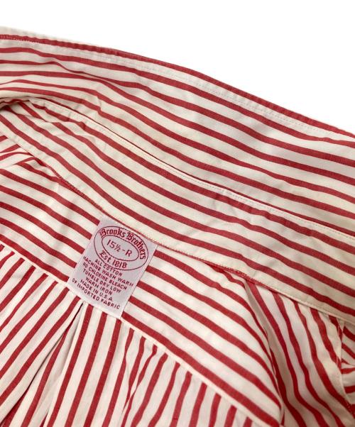 BROOKS BROTHERS（ブルックスブラザーズ）BROOKS BROTHERS (ブルックスブラザーズ) ストライプBDシャツ レッド×ホワイト サイズ:15 1/2の古着・服飾アイテム