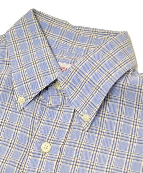 BROOKS BROTHERS（ブルックスブラザーズ）BROOKS BROTHERS (ブルックスブラザーズ) チェック柄BDシャツ ブルー サイズ:Mの古着・服飾アイテム