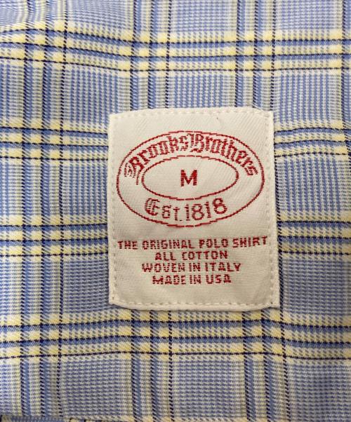 BROOKS BROTHERS（ブルックスブラザーズ）BROOKS BROTHERS (ブルックスブラザーズ) チェック柄BDシャツ ブルー サイズ:Mの古着・服飾アイテム