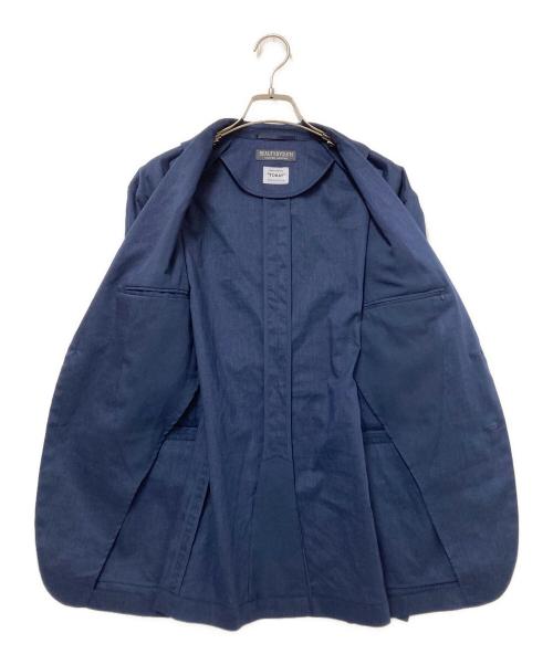 BEAUTY&YOUTH（ビューティーアンドユース）BEAUTY&YOUTH (ビューティーアンドユース) ドライ ポリエステル 2ボタン ジャケット インディゴ サイズ:Lの古着・服飾アイテム
