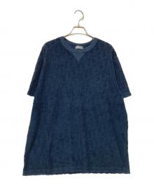 Dior（ディオール）の古着「オブリークテリーコットンジャカードTシャツ」｜ネイビー