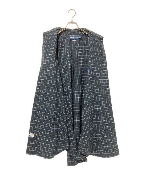 RALPH LAUREN（ラルフローレン）RALPH LAUREN (ラルフローレン) チェックBDシャツ ブラック×ホワイト サイズ:XLTの古着・服飾アイテム
