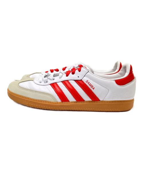 adidas（アディダス）adidas (アディダス) SAMBA OG W ホワイト×レッド サイズ:28.5cmの古着・服飾アイテム