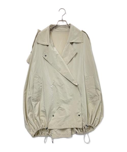 Adam et Rope（アダム エ ロペ）Adam et Rope (アダム エ ロペ) 2WAYミリタリーショートトレンチ ベージュ サイズ:FREEの古着・服飾アイテム