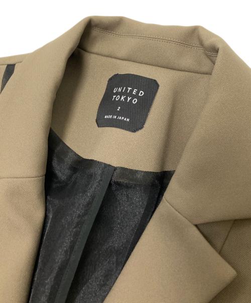 UNITED TOKYO（ユナイテッドトーキョー）UNITED TOKYO (ユナイテッドトーキョー) テーラードジャケット ベージュ サイズ:2の古着・服飾アイテム