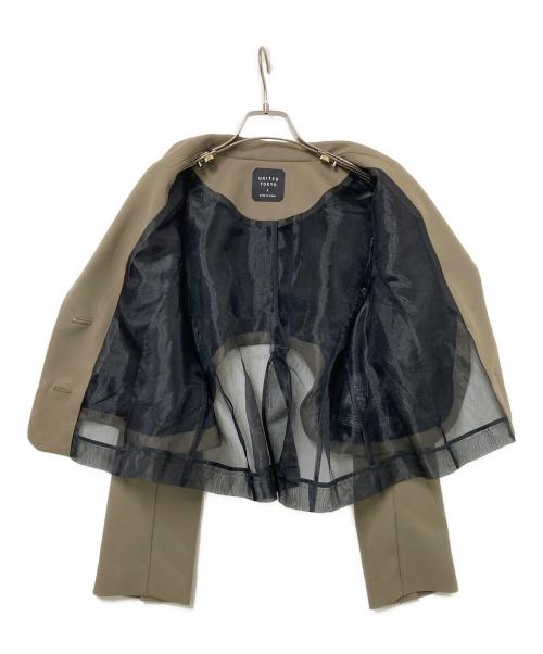 UNITED TOKYO（ユナイテッドトーキョー）UNITED TOKYO (ユナイテッドトーキョー) テーラードジャケット ベージュ サイズ:2の古着・服飾アイテム