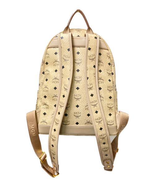 MCM（エムシーエム）MCM (エムシーエム) スタッズリュック ベージュ サイズ:下記参照の古着・服飾アイテム