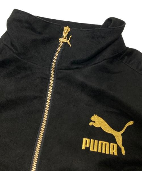PUMA（プーマ）PUMA (プーマ) T7 RECLAIM SUEDE TRACK JACKET ブラック サイズ:US:Sの古着・服飾アイテム