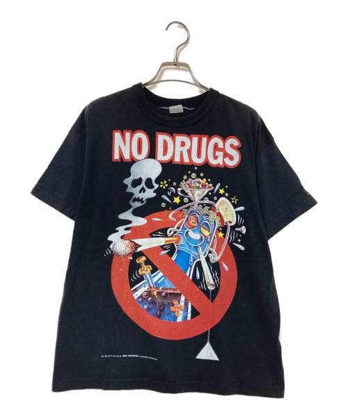 alian（エイリアン）alian (エイリアン) プリントTシャツ ブラック サイズ:下記参照の古着・服飾アイテム