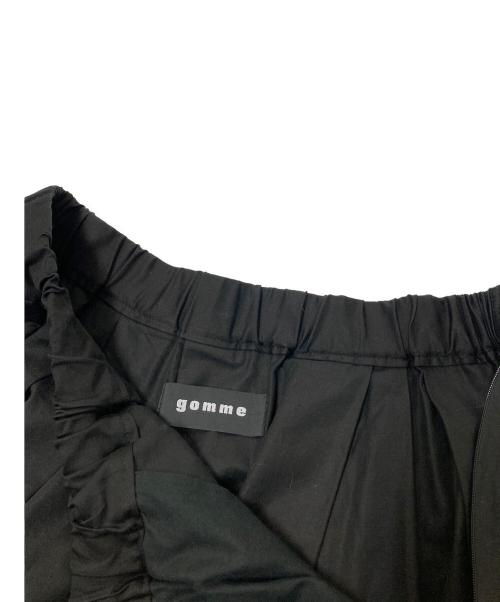 gomme（ゴム）gomme (ゴム) サルエルパンツ ブラック サイズ:Mの古着・服飾アイテム