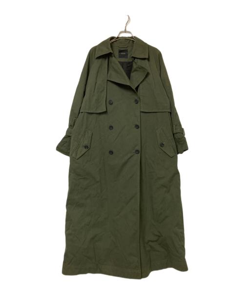 Spick and Span（スピック＆スパン）Spick and Span (スピック＆スパン) MANTECOEトレンチコート グリーン サイズ:38の古着・服飾アイテム