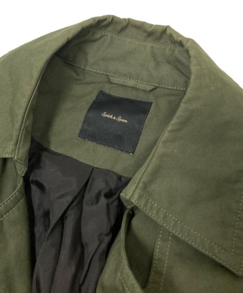 Spick and Span（スピック＆スパン）Spick and Span (スピック＆スパン) MANTECOEトレンチコート グリーン サイズ:38の古着・服飾アイテム