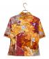 LEONARD FASHION (レオナールファッション) カンカン素材カットソー ブラウン×レッド サイズ:M：10000円