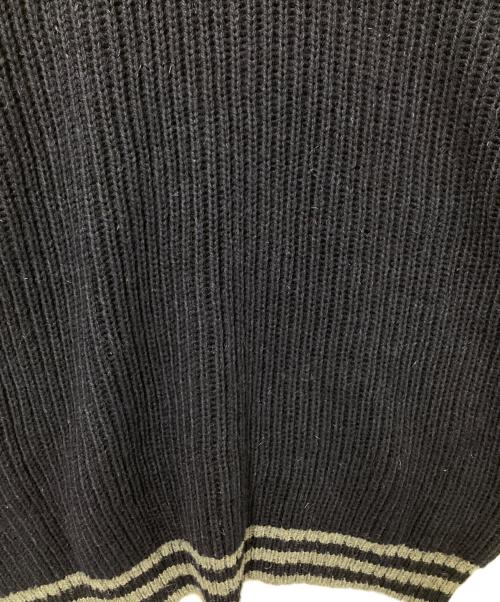 Kerry Woolen Mills（ケリーウーレンミルズ）Kerry Woolen Mills (ケリーウーレンミルズ) fisherman rib crew neck sweater ネイビー サイズ:38の古着・服飾アイテム