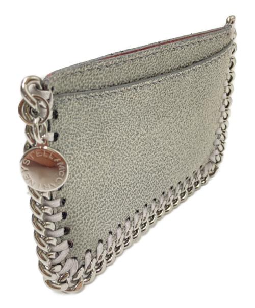 STELLA McCARTNEY（ステラマッカートニー）STELLA McCARTNEY (ステラマッカートニー) ファラベラジップカードホルダー グレー サイズ:下記参照の古着・服飾アイテム