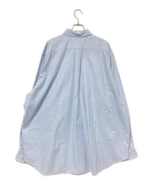 RALPH LAUREN（ラルフローレン）RALPH LAUREN (ラルフローレン) ストライプBDシャツ ブルー×ホワイト サイズ:2XBの古着・服飾アイテム