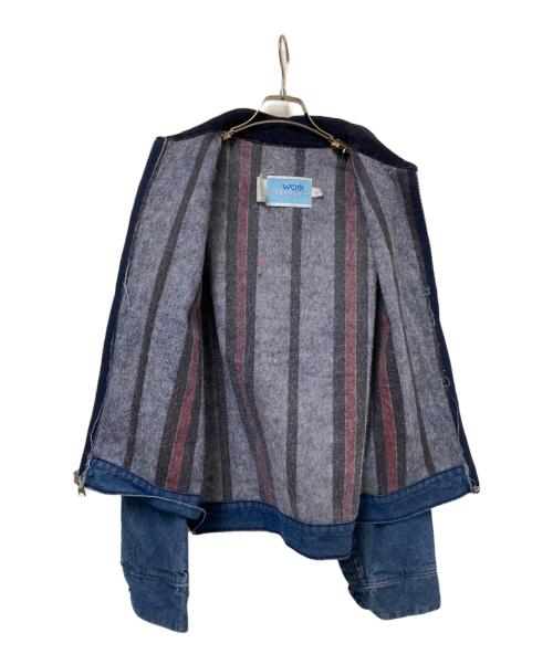 Sears（シアーズ）Sears (シアーズ) 70-80`S裏地ブランケットデニムワークジャケット インディゴ サイズ: Lの古着・服飾アイテム