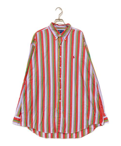 RALPH LAUREN（ラルフローレン）RALPH LAUREN (ラルフローレン) マルチストライプBDシャツ マルチカラー サイズ:XLの古着・服飾アイテム