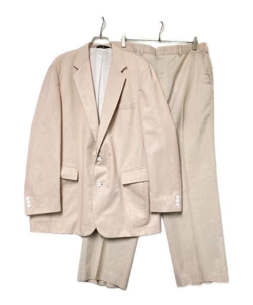 HAGGAR（ハガー）HAGGAR (ハガー) セットアップスーツ ピンク サイズ:トップス:下記参照/ボトムス:38×31の古着・服飾アイテム
