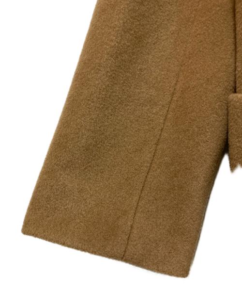 MaxMara（マックスマーラ）MaxMara (マックスマーラ) フリンジキャメルコート ベージュ サイズ:40 未使用品の古着・服飾アイテム