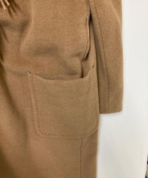 MaxMara（マックスマーラ）MaxMara (マックスマーラ) フリンジキャメルコート ベージュ サイズ:40 未使用品の古着・服飾アイテム