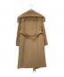 MaxMara (マックスマーラ) フリンジキャメルコート ベージュ サイズ:40 未使用品：100000円