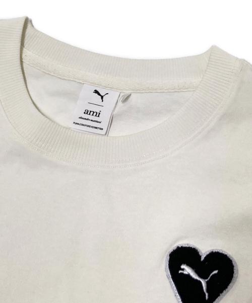 PUMA（プーマ）PUMA (プーマ) AMI Alexandre Mattiussi (アミアレクサンドルマテュッシ) Tシャツ ホワイト サイズ:US:Lの古着・服飾アイテム