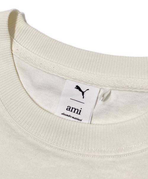 PUMA（プーマ）PUMA (プーマ) AMI Alexandre Mattiussi (アミアレクサンドルマテュッシ) Tシャツ ホワイト サイズ:US:Lの古着・服飾アイテム