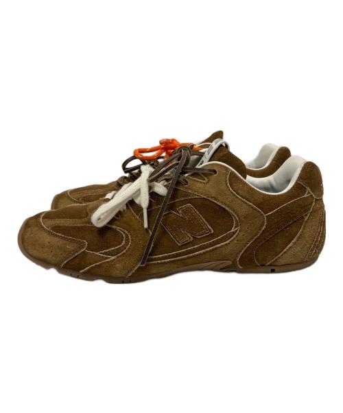 NEW BALANCE（ニューバランス）NEW BALANCE (ニューバランス) MIU MIU (ミュウミュウ) 530SL スウェードスニーカー ブラウン サイズ:41の古着・服飾アイテム