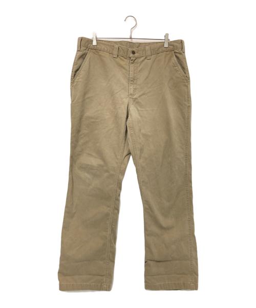 CarHartt（カーハート）CarHartt (カーハート) コットンワークパンツ ベージュ サイズ:W38×L32の古着・服飾アイテム