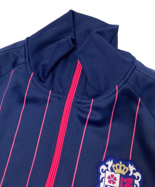 J.LEAGUE（ジェイリーグ）J.LEAGUE (ジェイリーグ) トラックジャケット ピンク×ネイビー サイズ:Lの古着・服飾アイテム